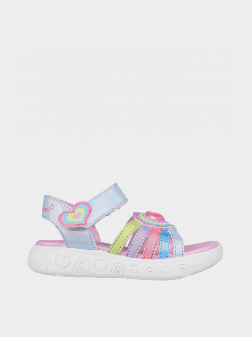 Сандалии Skechers Twinkle Sparks: Rainbow Shines - Heart Cuties модель 314886N SMLT Фото