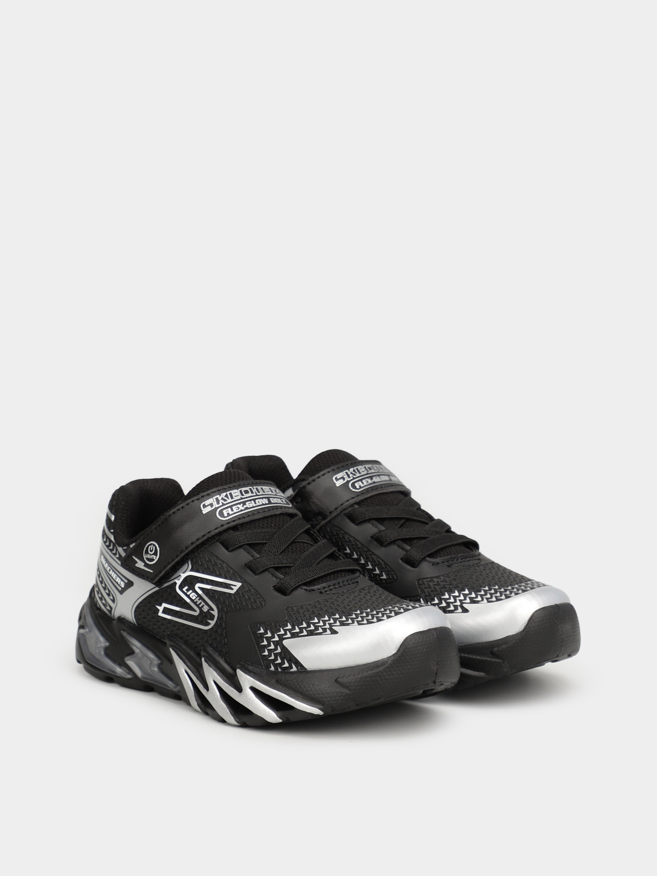 Кроссовки Skechers S Lights: Flex-Glow Bolt модель 400138L BKSL Фото