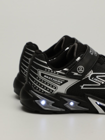Кроссовки Skechers S Lights: Flex-Glow Bolt модель 400138L BKSL Фото