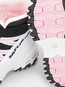 Ботинки и сапоги Skechers D'Lites модель 664200L WBPK Фото
