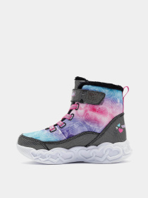 Ботинки и сапоги Skechers Infinite Heart Lights - Lovin Hearts модель 303054L BKMT Фото