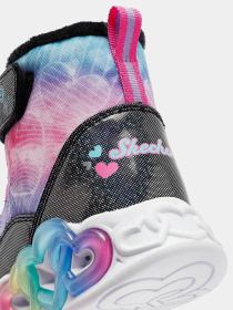 Ботинки и сапоги Skechers Infinite Heart Lights - Lovin Hearts модель 303054L BKMT Фото