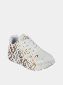 Кросівки Skechers x JGoldcrown: Uno Lite - Metallic Love модель 314067L WTGD Фото