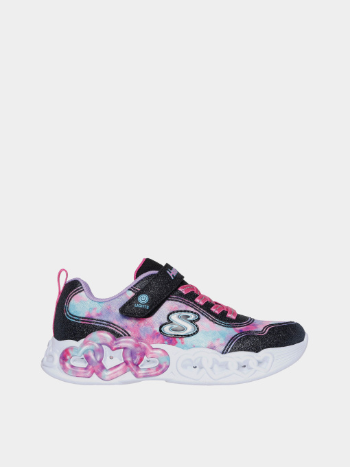 Кросівки Skechers Infinite Heart Lights - Color Lovin модель 303753L BKMT Фото
