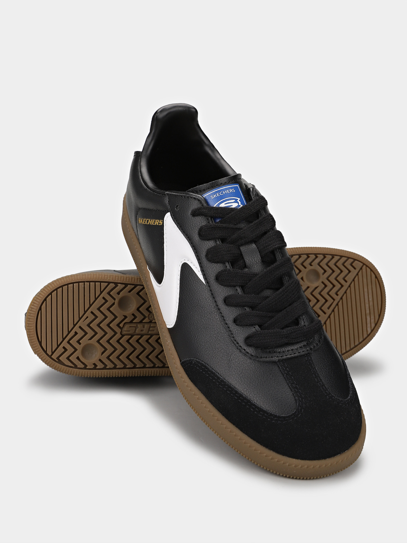 Кеди Skechers ZINGER STREET модель 418005L BKW Фото