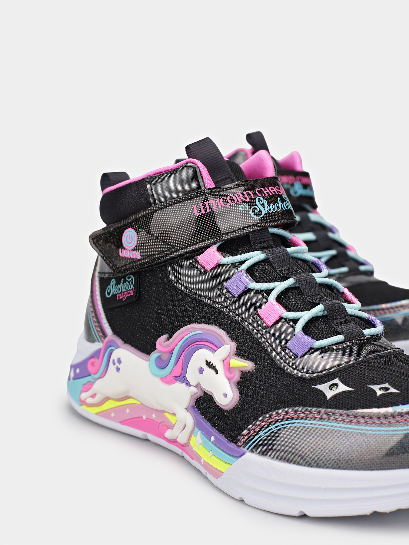 Ботинки и сапоги Skechers UNICORN CHASER модель 303302L BKMT Фото