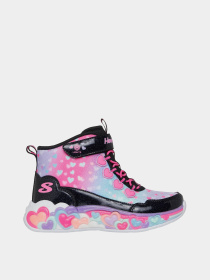 Ботинки и сапоги Skechers ETERNAL HEART LIGHTS модель 303262L BKMT Фото
