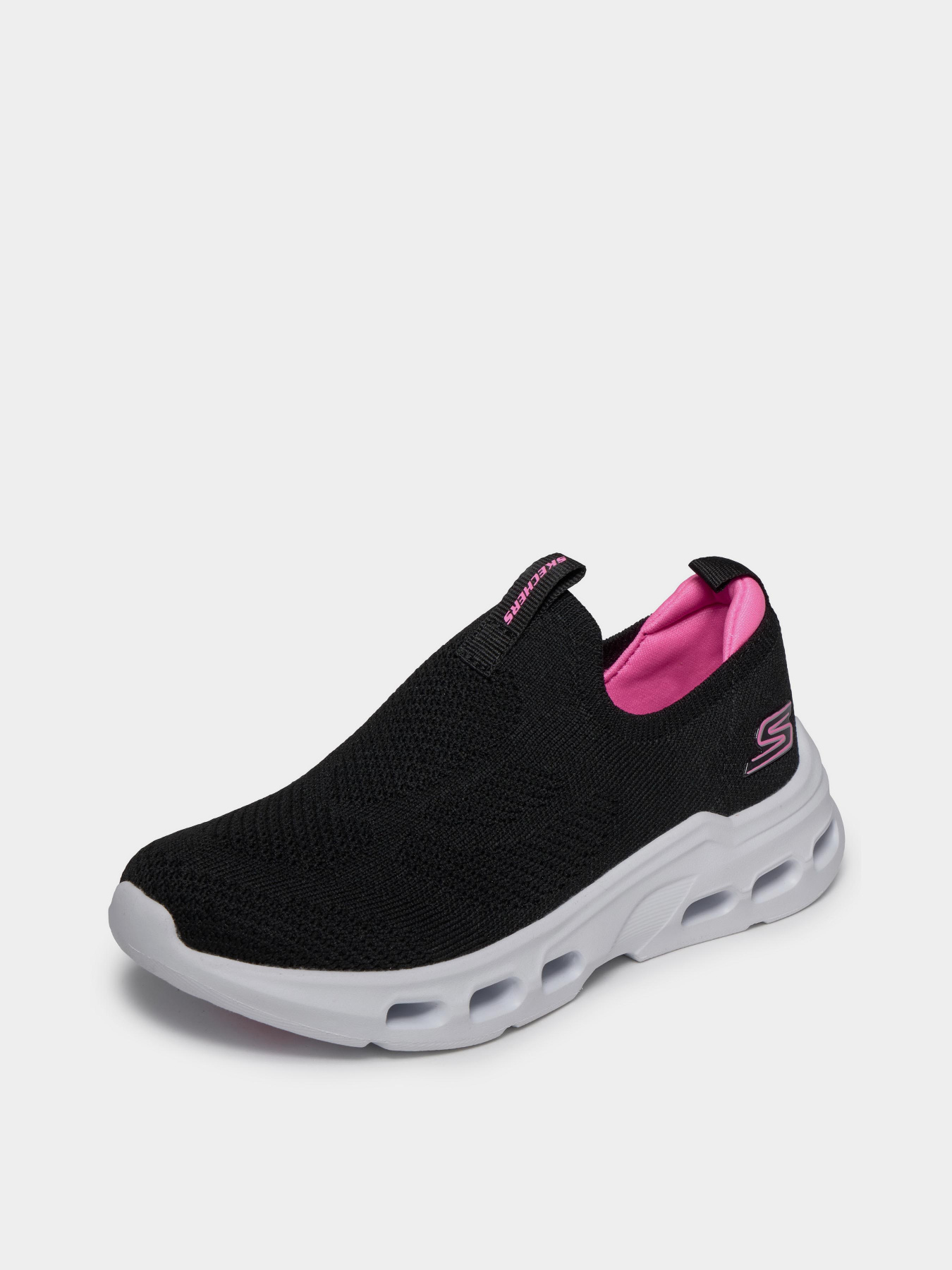 Слипоны и мокасины Skechers GLIDE-STEP HEXA модель 303795L BKPK Фото