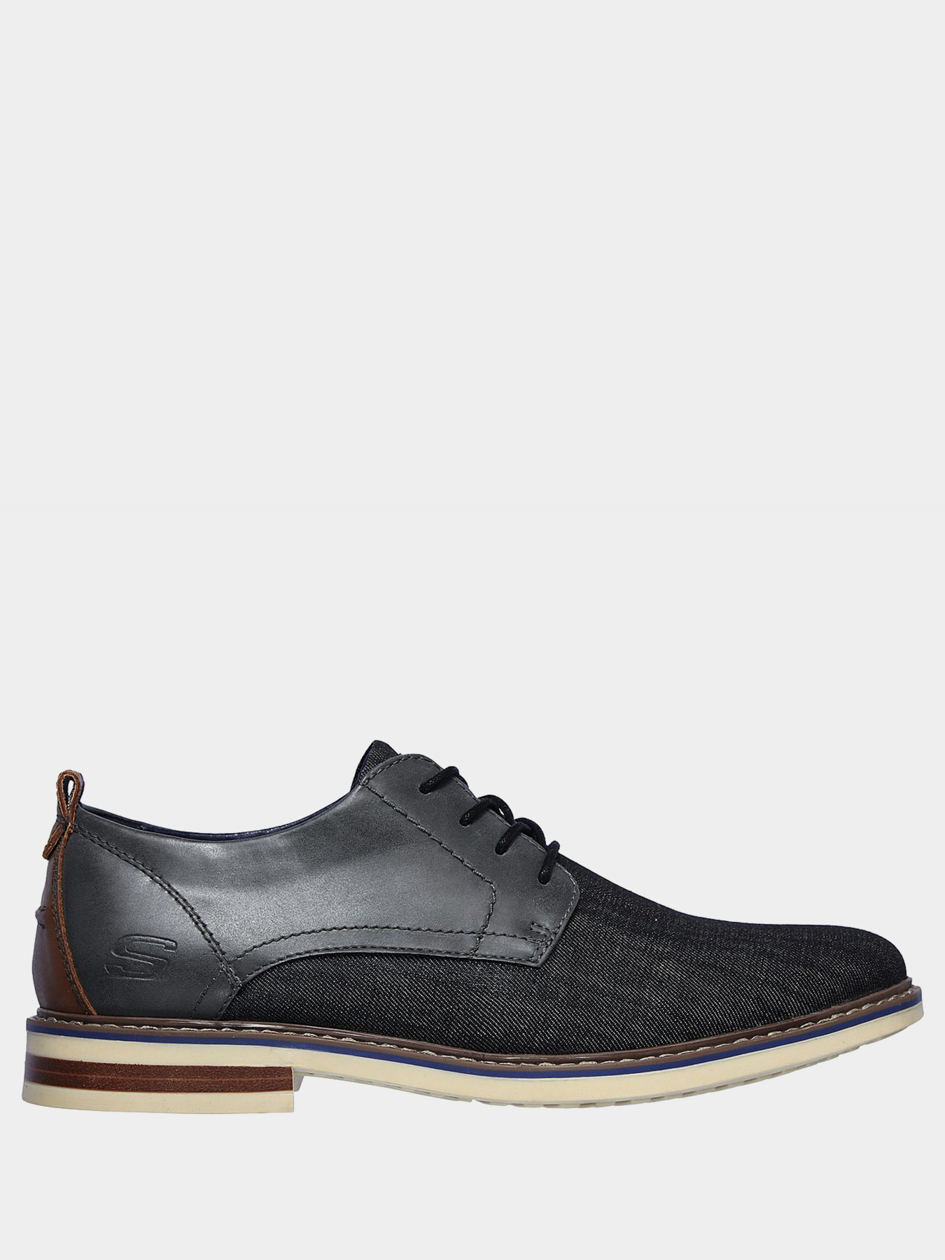 Туфли и лоферы Skechers Bregman - Rito модель 204130 CHAR Фото