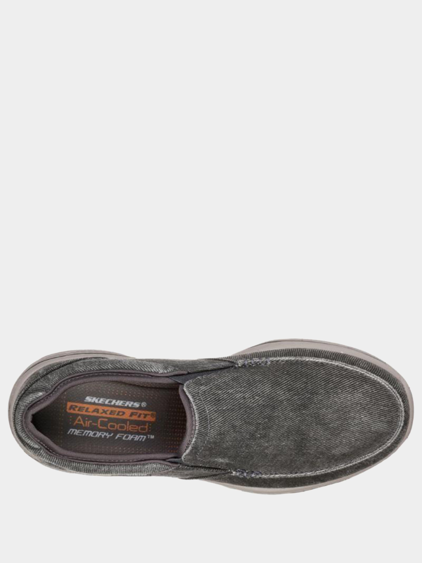 Слипоны и мокасины Skechers Relaxed Fit®: Creston - Moseco модель 65355EWW CHAR Фото