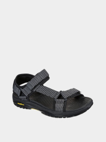 Сандалии Skechers Relaxed Fit: Lomell - Rip Tide модель 204351 BKGY Фото