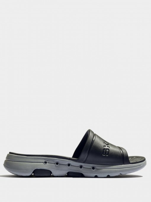 Шлёпанцы Skechers GOWALK 5 - SURF'S OUT модель 243005 BKGY Фото