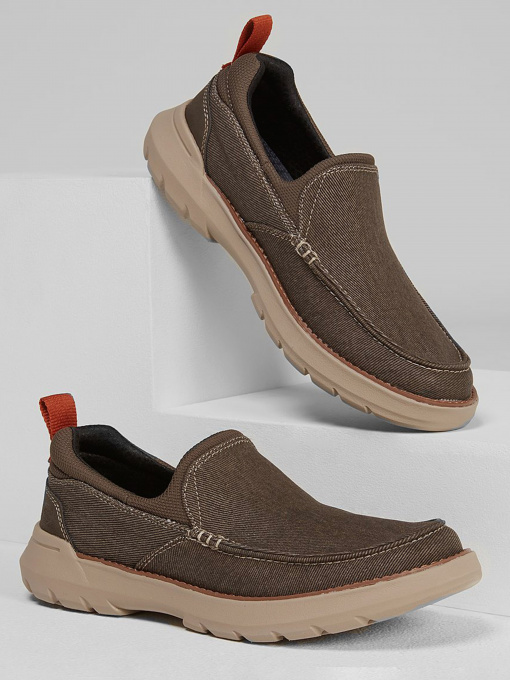 Сліпони та мокасини Skechers Doveno - Hangout модель 204050 CHOC Фото