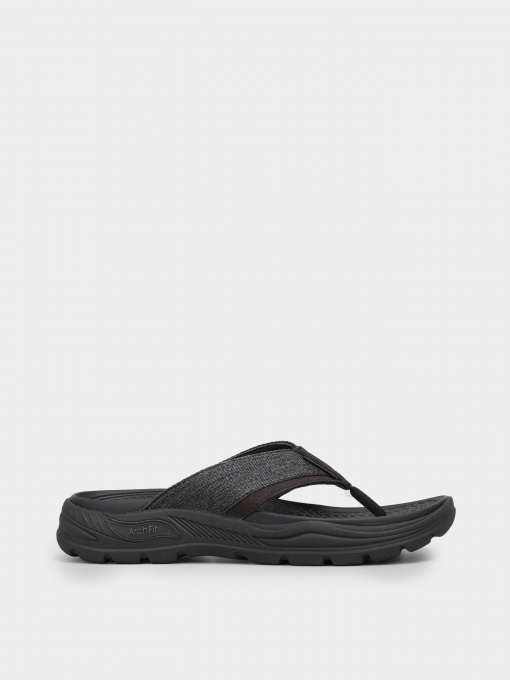 Шлёпанцы Skechers Arch Fit SD – Dolano модель 204345 BLK Фото