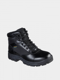 Ботинки и сапоги Skechers Work Relaxed Fit: Wascana - Benen WP Tactical модель 77526 BLK Фото