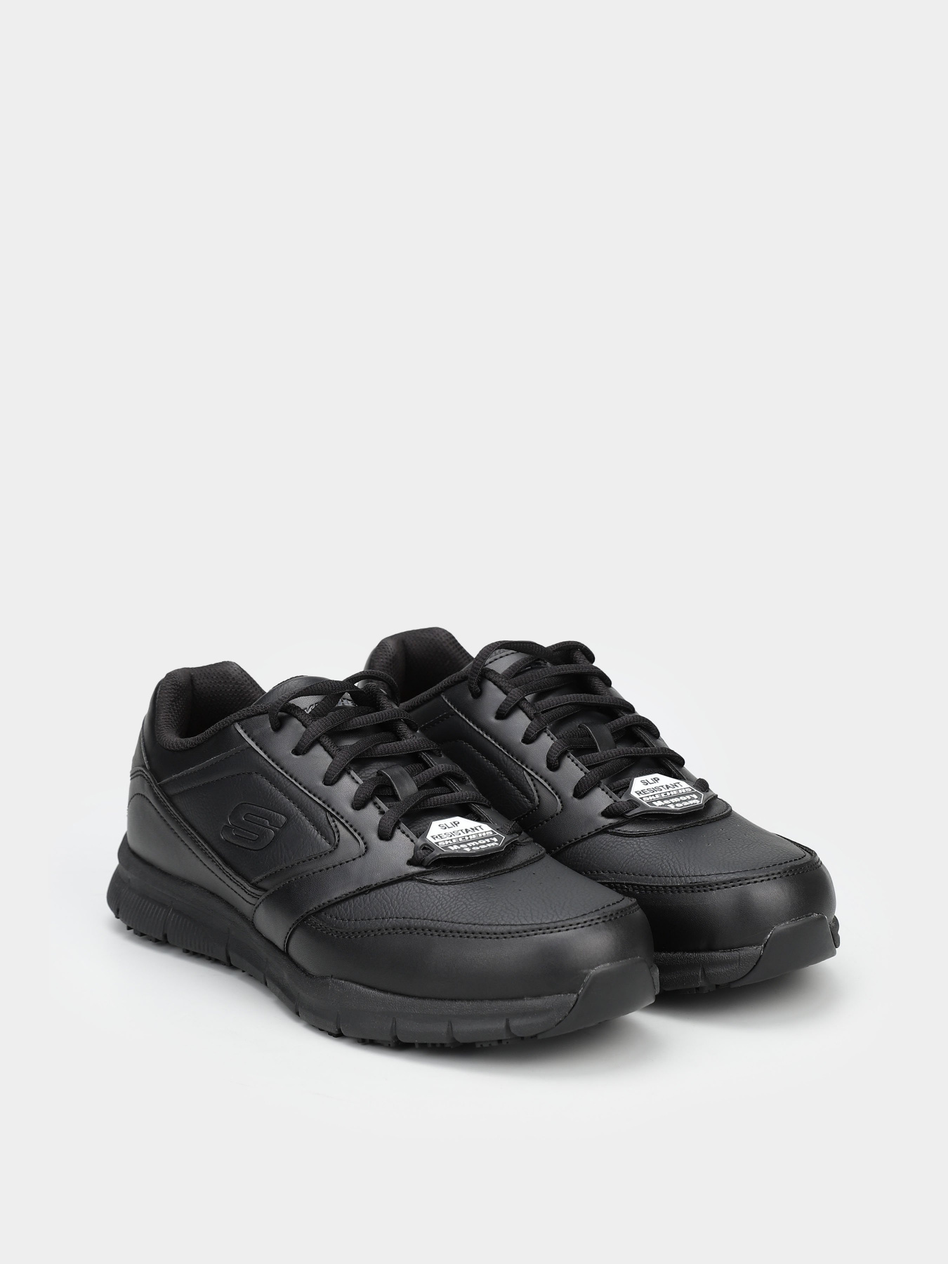 Кросівки Skechers Work Relaxed Fit: Nampa SR модель 77156EC BLK Кросівки Skechers Work Relaxed Fit: Nampa SR модель 77156EC BLK Фото