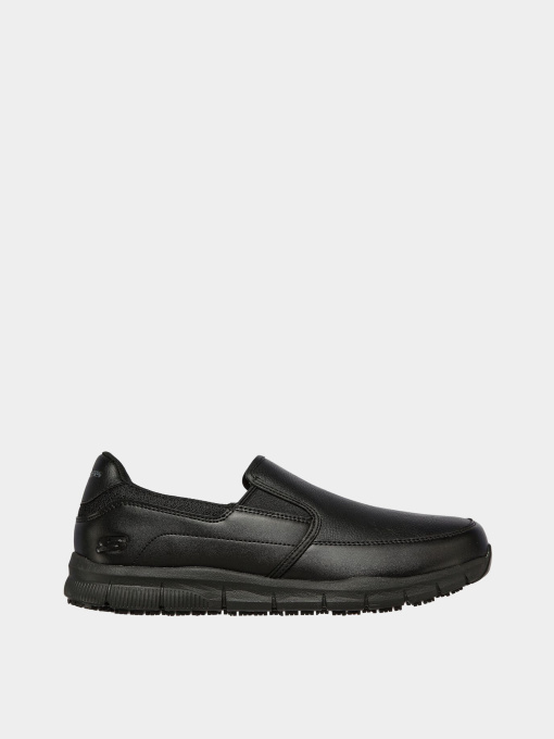 Сліпони та мокасини Skechers Work Relaxed Fit: Nampa - Groton SR модель 77157EC BLK Фото