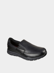 Слипоны и мокасины Skechers Work Relaxed Fit: Nampa - Groton SR модель 77157EC BLK Фото