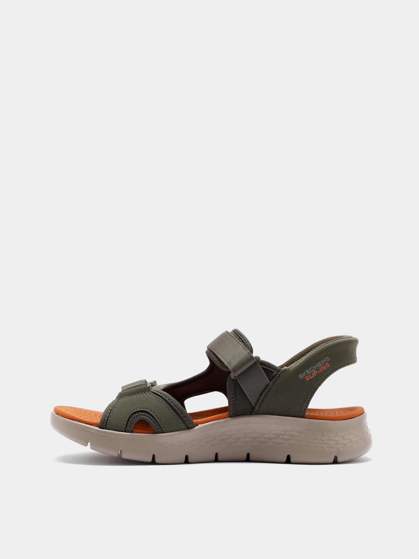 Сандалии Skechers GO WALK FLEX SANDAL модель 229210 OLV Сандалии Skechers GO WALK FLEX SANDAL модель 229210 OLV Фото