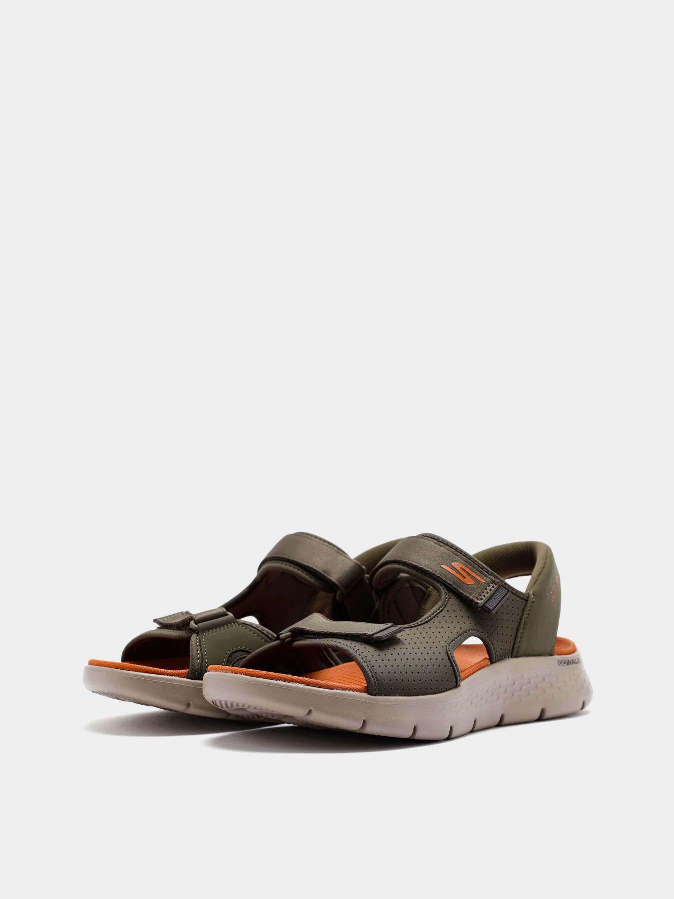 Сандалии Skechers GO WALK FLEX SANDAL модель 229210 OLV Сандалии Skechers GO WALK FLEX SANDAL модель 229210 OLV Фото