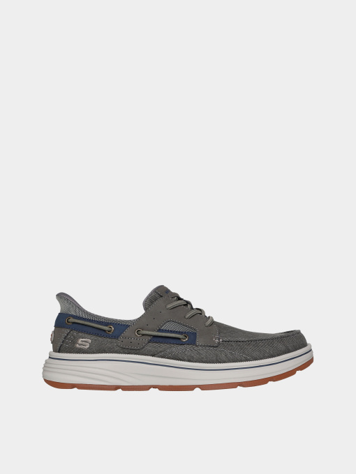Слипоны и мокасины Skechers TROUTT модель 205599 GRY Фото