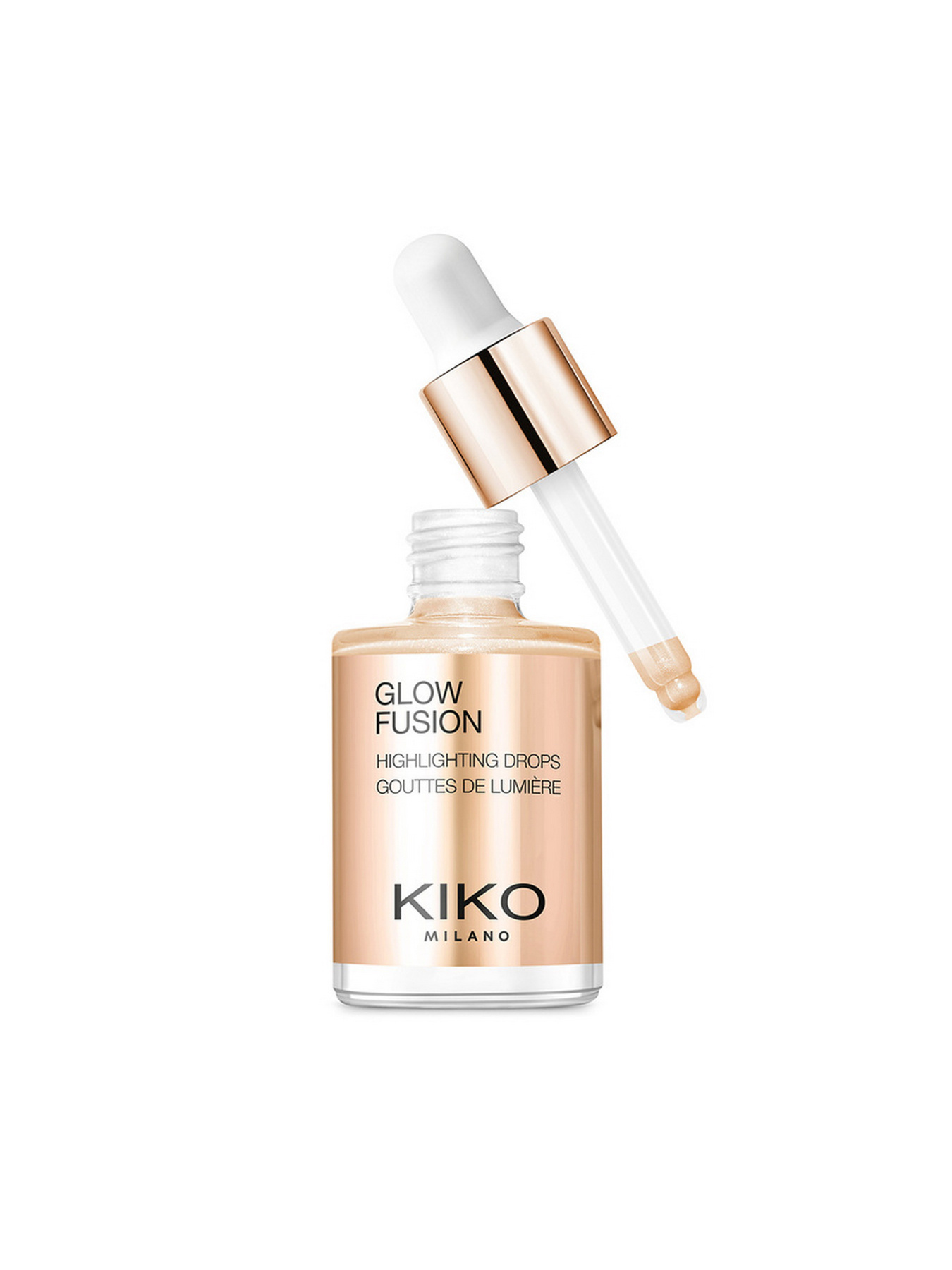Рідкий хайлайтер Glow Fusion Highlighting Drops KIKO MILANO модель KM000000429003B Рідкий хайлайтер Glow Fusion Highlighting Drops KIKO MILANO модель KM000000429003B Фото