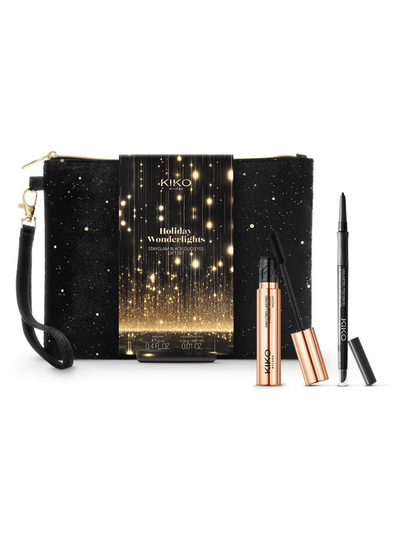 Набір для очей Holiday Wonderlights Stayglam Black Duo Eyes Gift Set KIKO MILANO модель KC000000981001B Фото