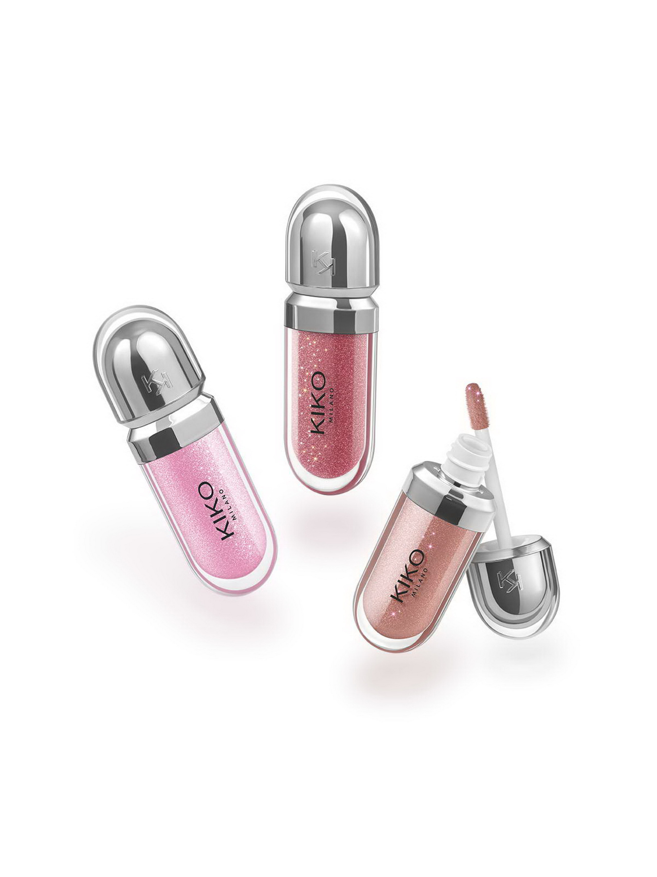 Набір міні блисків для губ Glossy Lip Set Mini KIKO MILANO модель KM000000962001B Набір міні блисків для губ Glossy Lip Set Mini KIKO MILANO модель KM000000962001B Фото