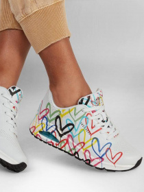 Кросівки Skechers x JGoldcrown: Uno - Spread the Love модель 155507 WMLT Фото