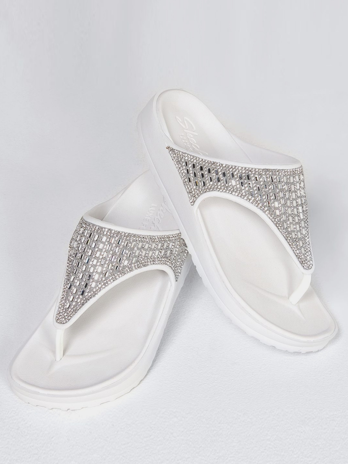 Шлёпанцы Skechers Cali Breeze 2.0 модель 111059 WHT Фото