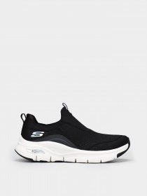 Слипоны и мокасины Skechers Arch Fit модель 149415 BKW Фото