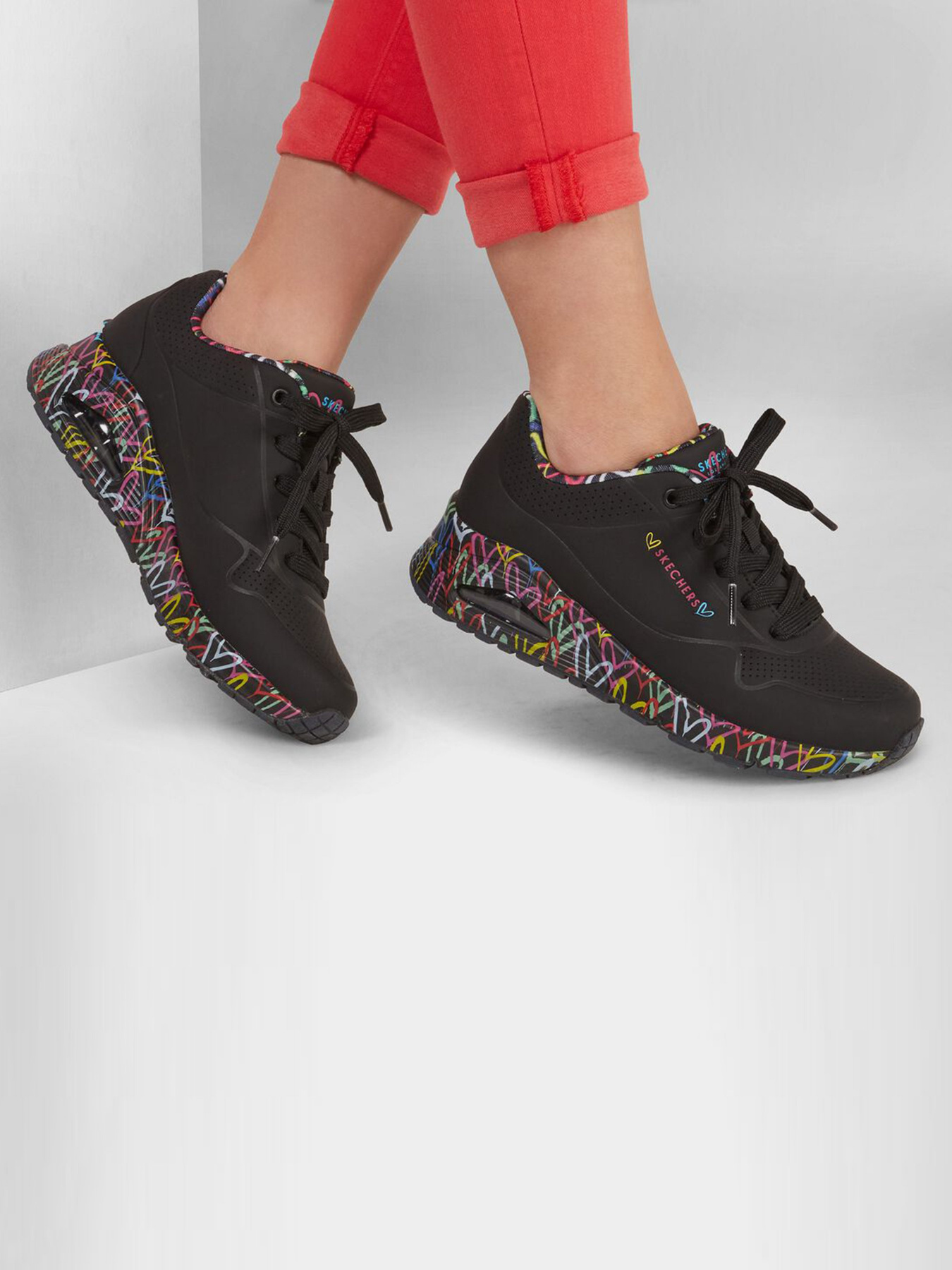 Кросівки Skechers x JGoldcrown: Uno модель 155506 BBK Кросівки Skechers x JGoldcrown: Uno модель 155506 BBK Фото