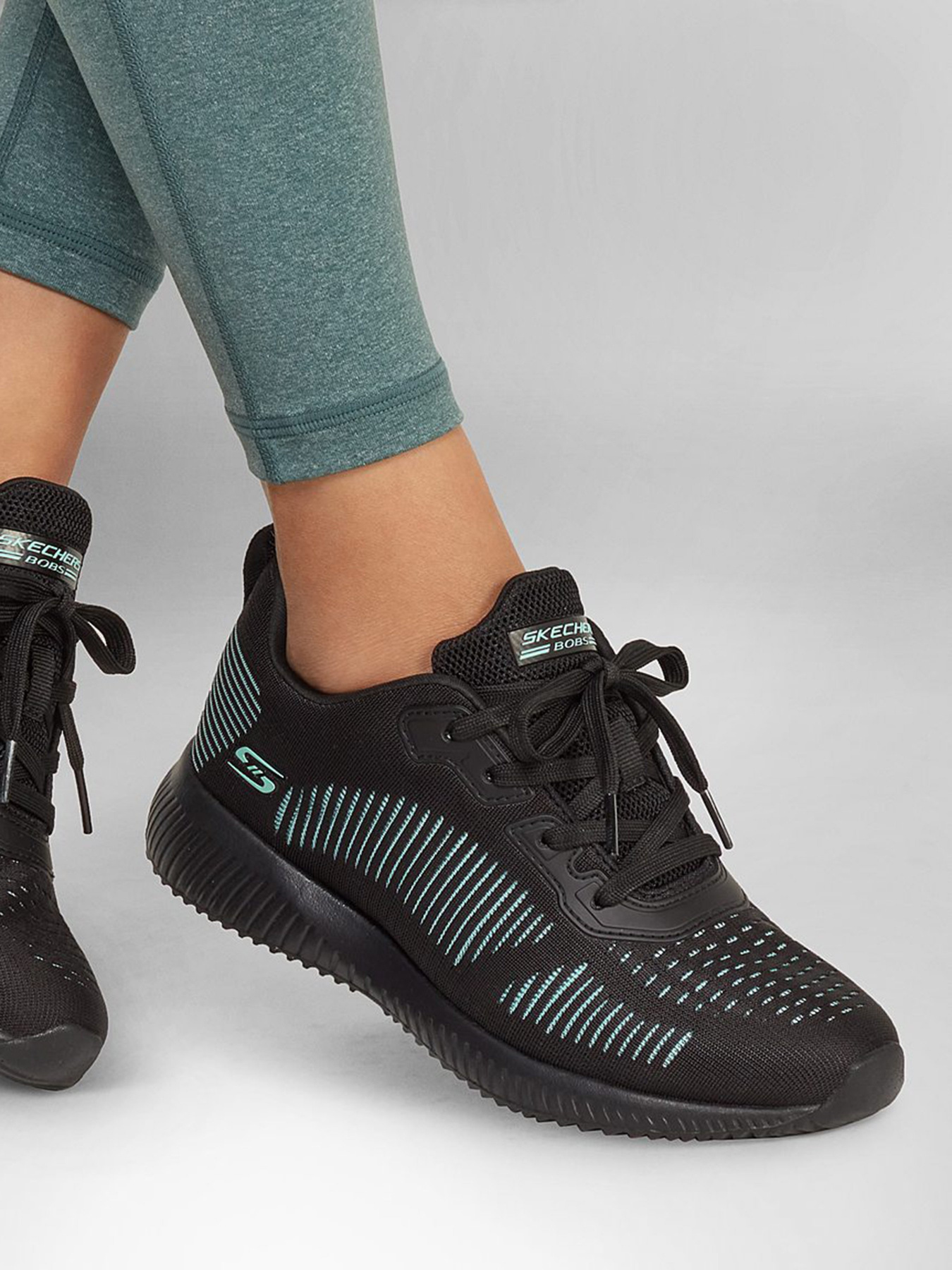Кросівки Skechers BOBS Sport Squad - Summer Sneak модель 117066 BKBL Фото