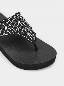 Шльопанці Skechers Skechers® Cali: Vinyasa - Pretty Thang модель 119146 BLK Фото