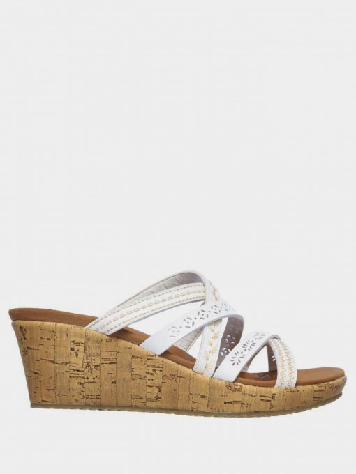 Шлёпанцы Skechers Cali Beverlee - Tiger Posse модель 31714 WHT Фото