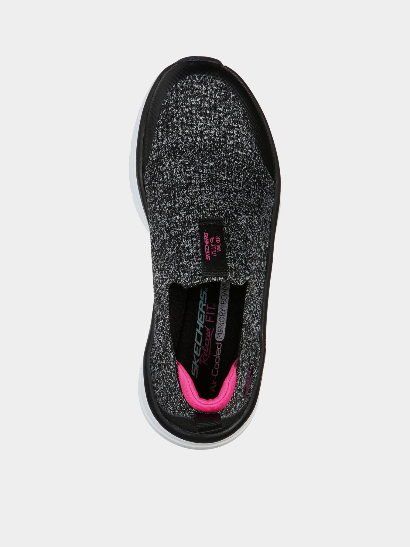 Слипоны и мокасины Skechers D'Lux Walker - Quick Upgrade модель 149128 BKPK Фото