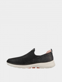 Слипоны и мокасины Skechers GOwalk 6 модель 124502 BKPK Фото