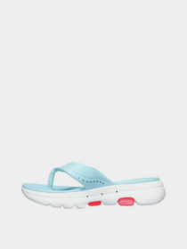 Шлёпанцы Skechers Cali Gear Foamies Go Walk 5 модель 111100 AQUA Фото