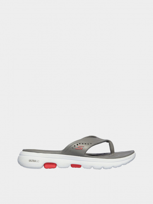 Шлёпанцы Skechers Cali Gear Foamies Go Walk 5 модель 111100 GRY Фото
