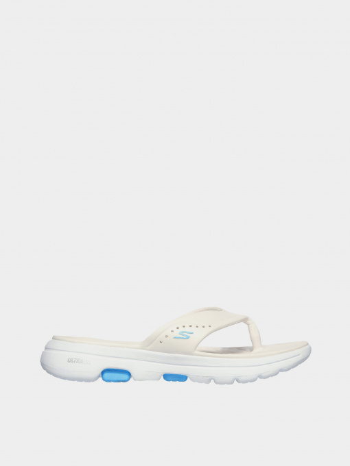 Шлёпанцы Skechers Cali Gear Foamies Go Walk 5 модель 111100 WHT Фото