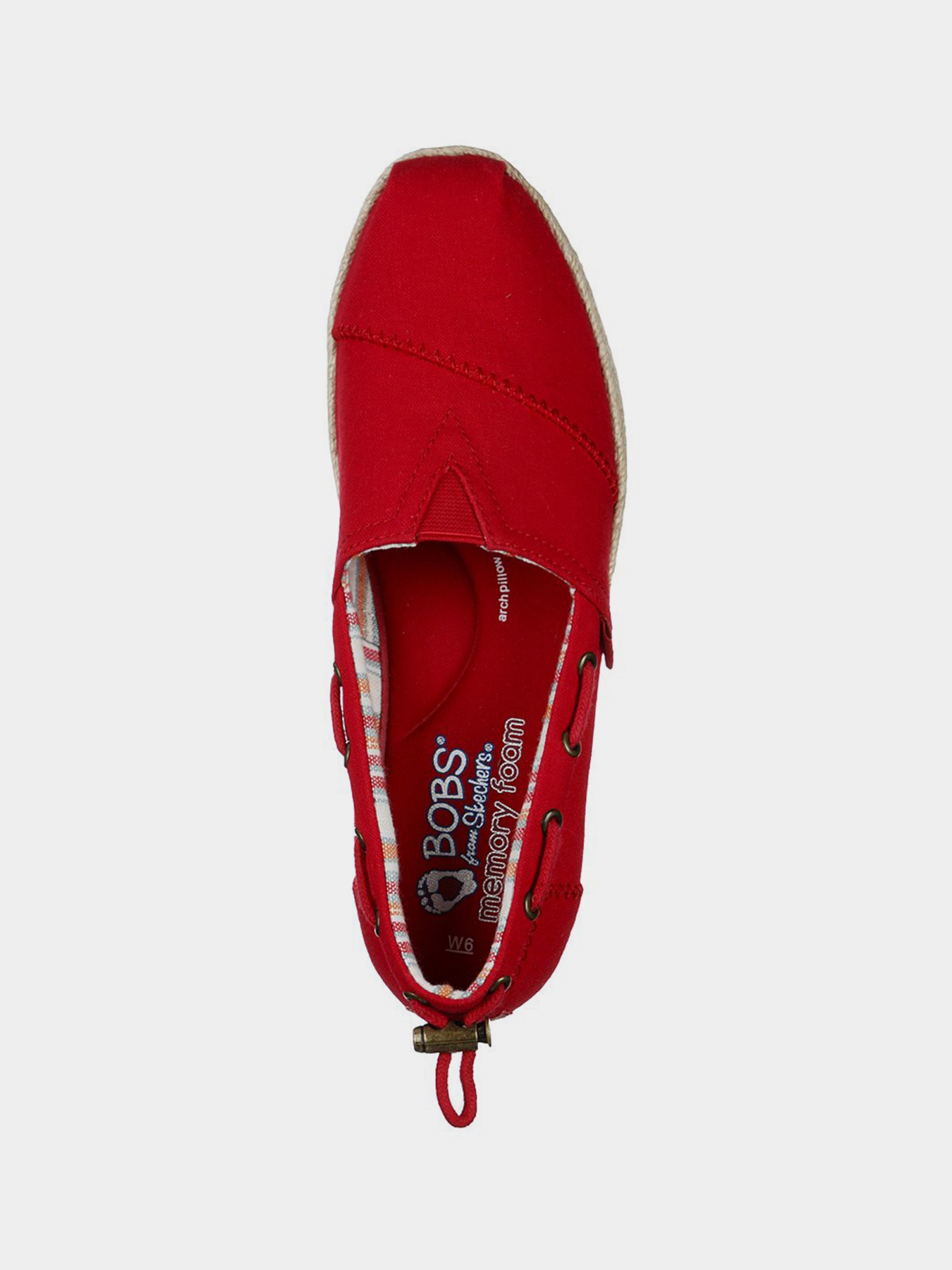 Слипоны и мокасины Skechers BOBS Highlights 2.0 - Yacht Master модель 113075 RED Фото