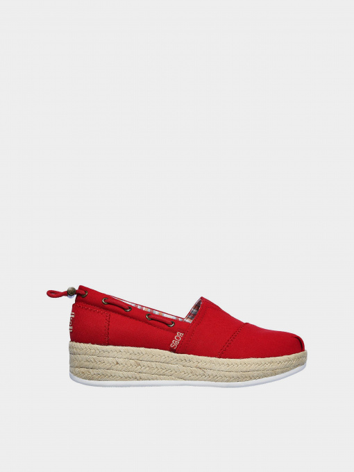 Слипоны и мокасины Skechers BOBS Highlights 2.0 - Yacht Master модель 113075 RED Фото