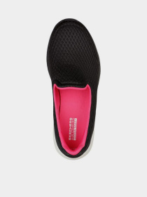 Слипоны и мокасины Skechers GOwalk 6 модель 124508 BKHP Фото