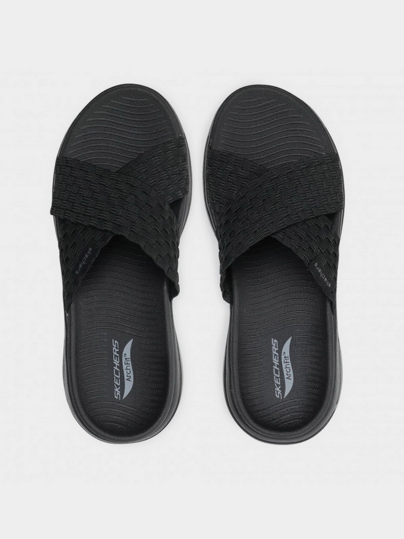 Шльопанці Skechers GO WALK Arch Fit - Wondrous модель 140235 BBK Шльопанці Skechers GO WALK Arch Fit - Wondrous модель 140235 BBK Фото
