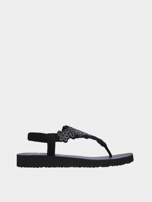 Шльопанці Skechers Meditation - Floral Lover модель 119138 BKSL Фото