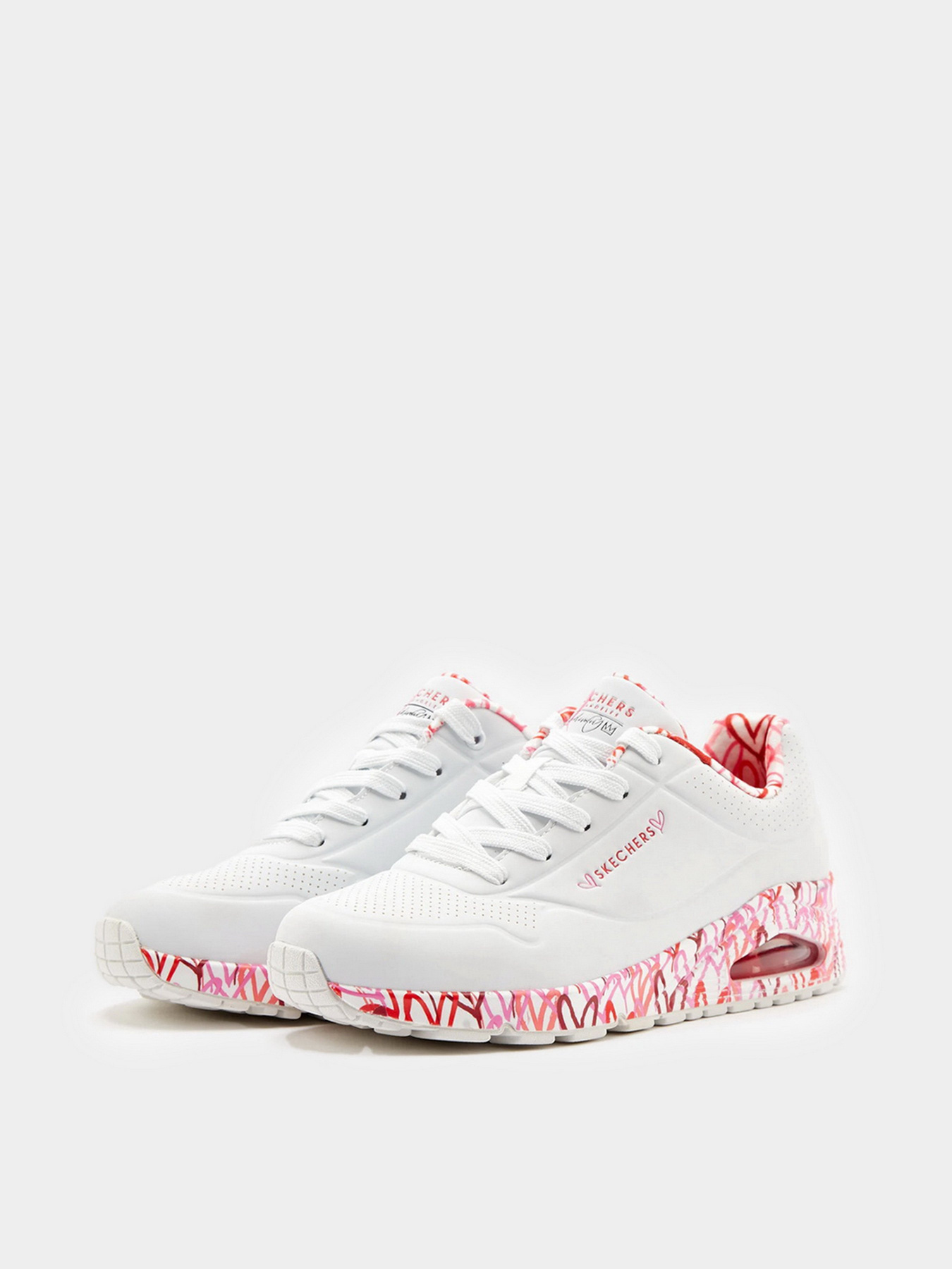 Кроссовки Skechers x JGoldcrown Uno – Loving Love модель 155506 WRPK Кроссовки Skechers x JGoldcrown Uno – Loving Love модель 155506 WRPK Фото
