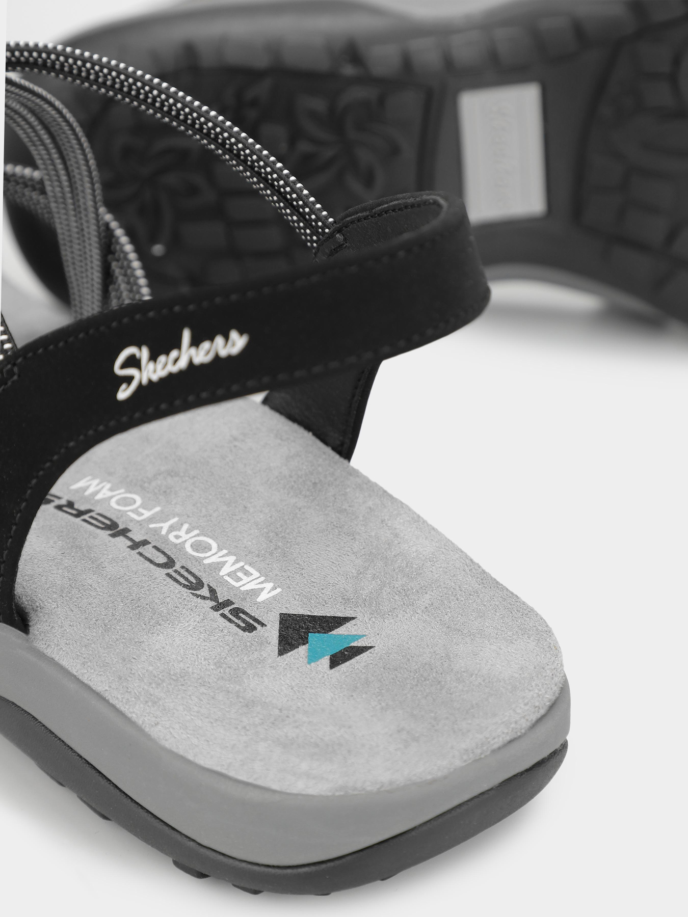 Сандалии Skechers Reggae Slim - Turn It Up модель 163117 BLK Сандалии Skechers Reggae Slim - Turn It Up модель 163117 BLK Фото