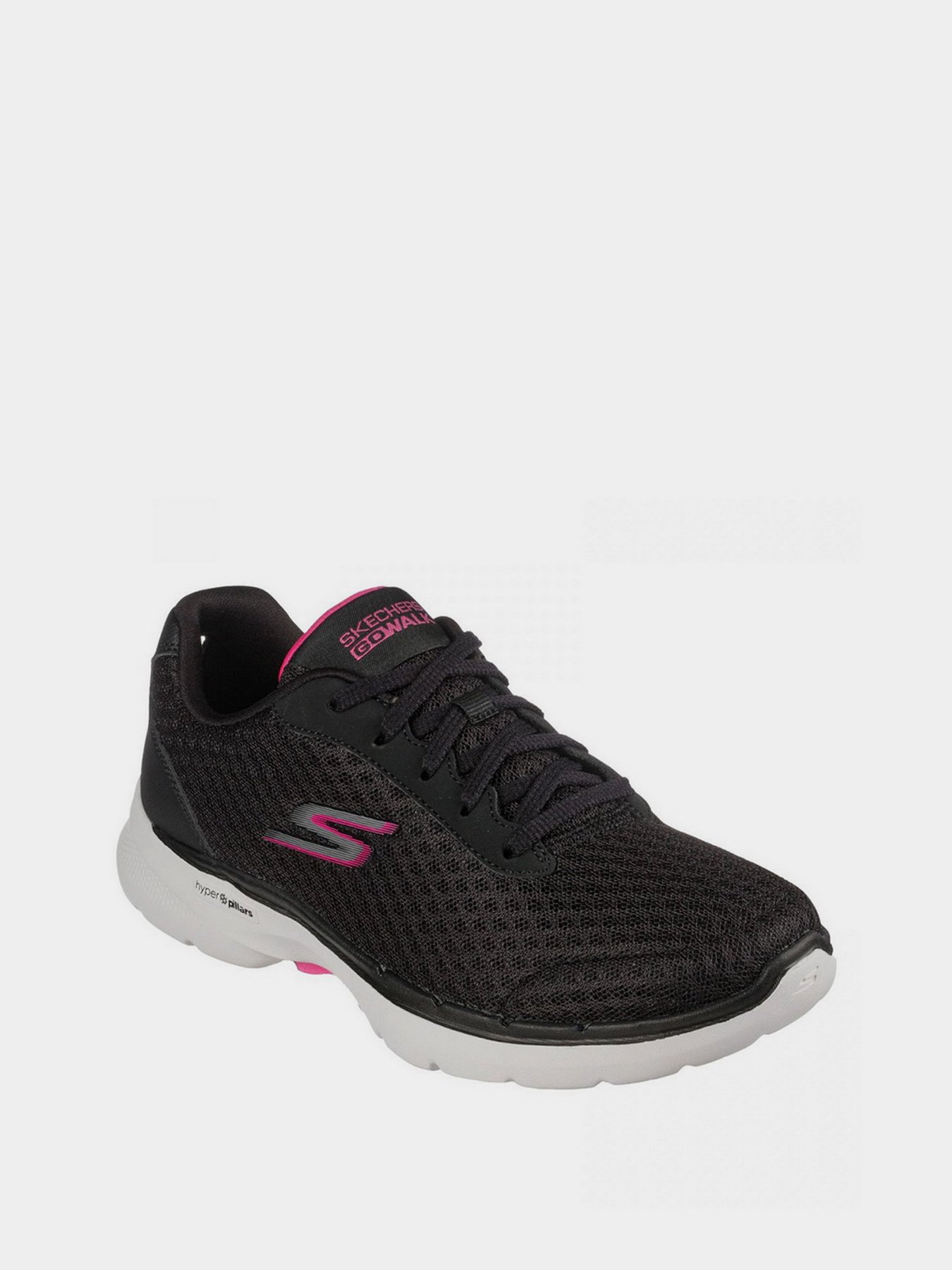 Кросівки Skechers GO WALK 6 - Iconic Vision модель 124514 BKHP Кросівки Skechers GO WALK 6 - Iconic Vision модель 124514 BKHP Фото