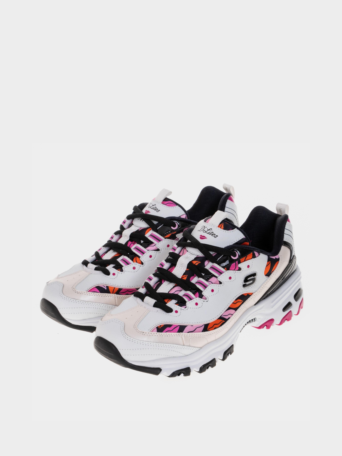 Кросівки Skechers DVF: D'Lites - Red Slip модель 149679 WBPK Кросівки Skechers DVF: D'Lites - Red Slip модель 149679 WBPK Фото