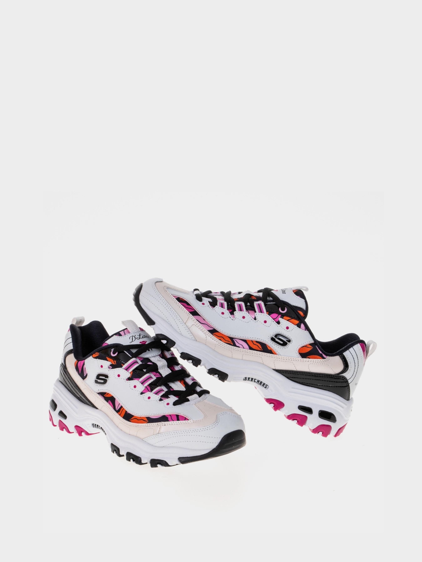 Кросівки Skechers DVF: D'Lites - Red Slip модель 149679 WBPK Кросівки Skechers DVF: D'Lites - Red Slip модель 149679 WBPK Фото